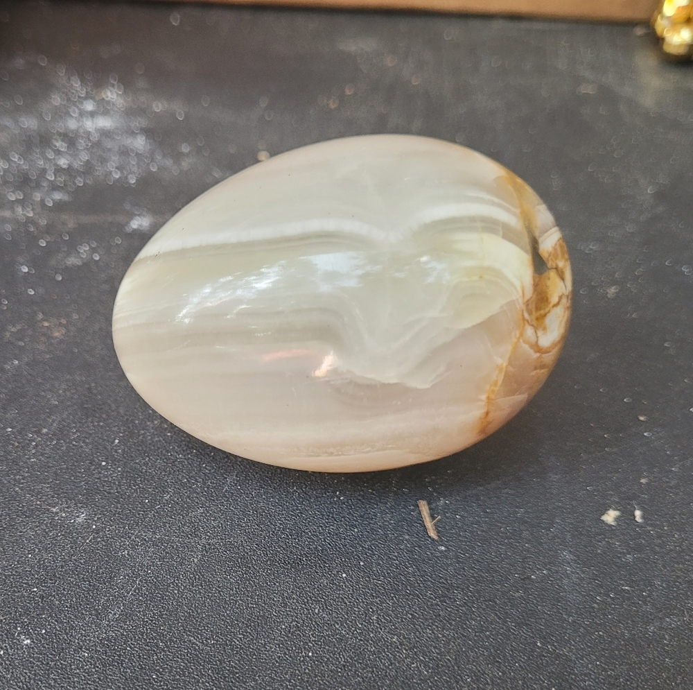 Polished Stone Egg Decor